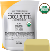 Organic Cocoa Butter, 8 oz, USDA-Certified, Raw, Unrefined Manufactured and Distributed by Mary Tylor Naturals CB-0008oz 