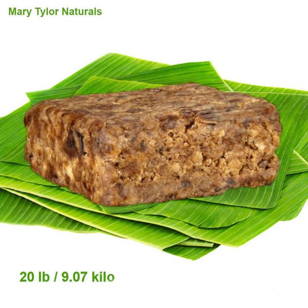 African Black Soap, 20 lbs, Wholesale, 100% Pure and Natural, Raw, Handmade, Manufactured and Distributed by Mary Tylor Naturals ABS-0020 