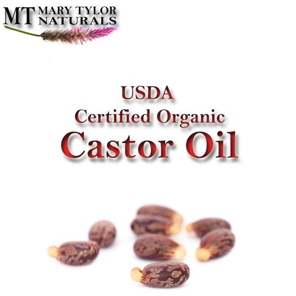 Organic Castor Oil,  16 oz, USDA-Certified, Cold Pressed, Hexane Free, 100% Pure, Amazing Moisturizer for Skin and Hair, Stimulates Growth for Hair, Eyelashes and Eyebrows, Manufactured and Distributed by Mary Tylor Naturals CO-0016 