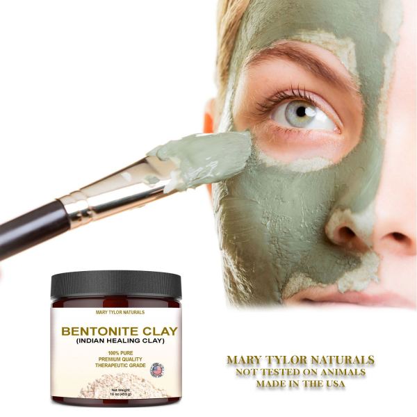 Bentonite Clay (Indial Healing Clay) 16 oz, by Mary Tylor Naturals IHC-0016 