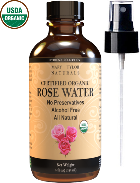 Organic Rose Water Toner Spray 4 oz RWT-004 