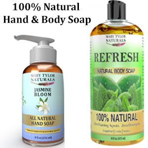 liquid soap collection by mary tylor naturals